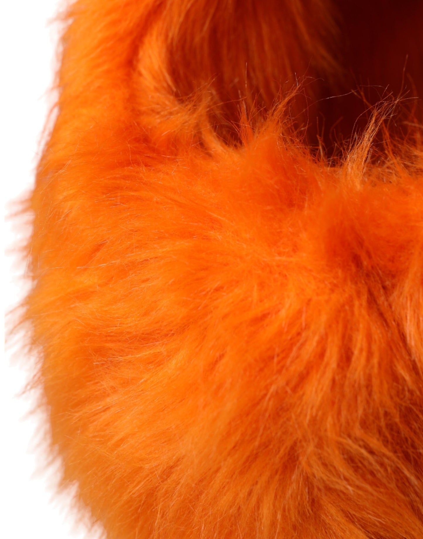Dolce & Gabbana Gorro cruzado de piel sintética naranja