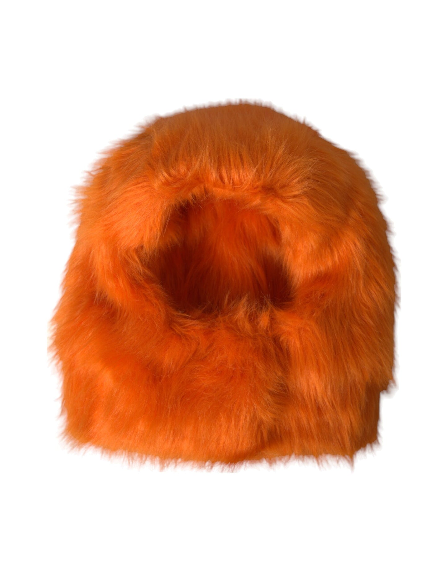 Dolce & Gabbana Gorro cruzado de piel sintética naranja
