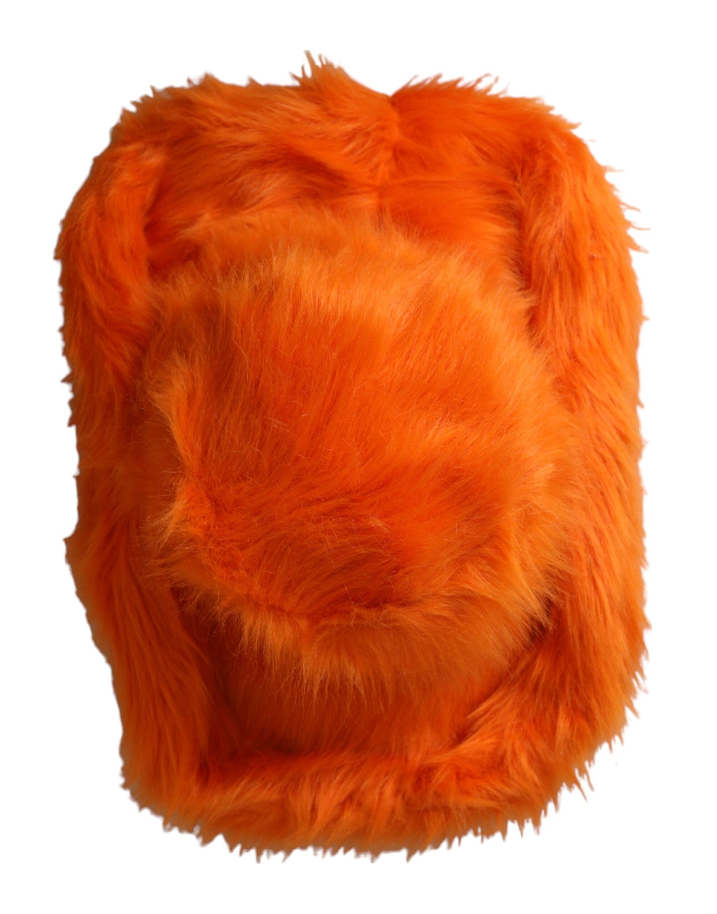 Dolce & Gabbana Sombrero Fedora de poliéster de piel sintética naranja