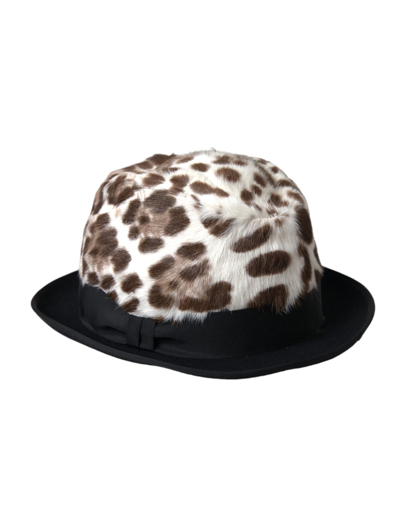 Dolce & Gabbana Sombrero Fedora Leopardo Multicolor Mujer