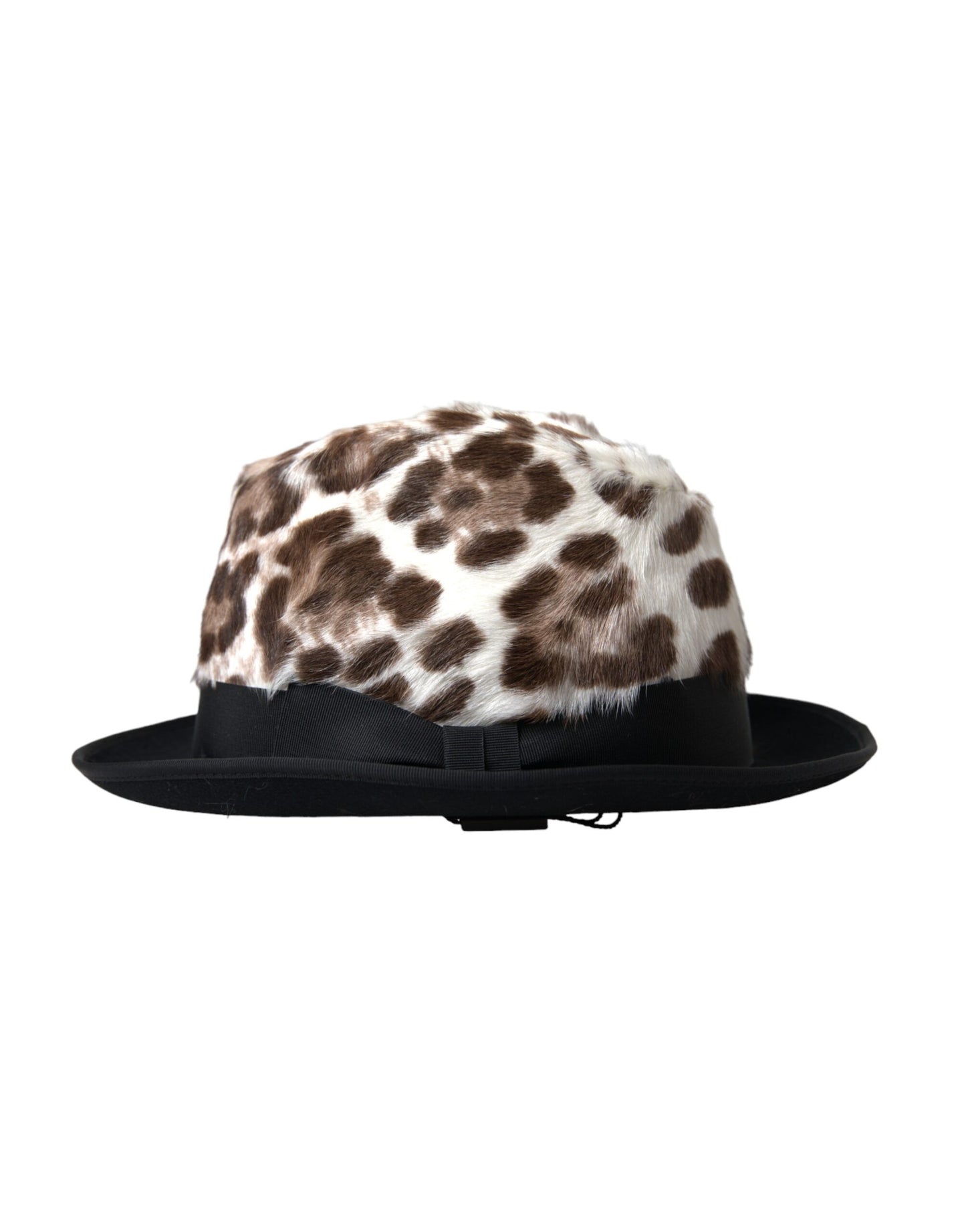 Dolce & Gabbana Sombrero Fedora Leopardo Multicolor Mujer