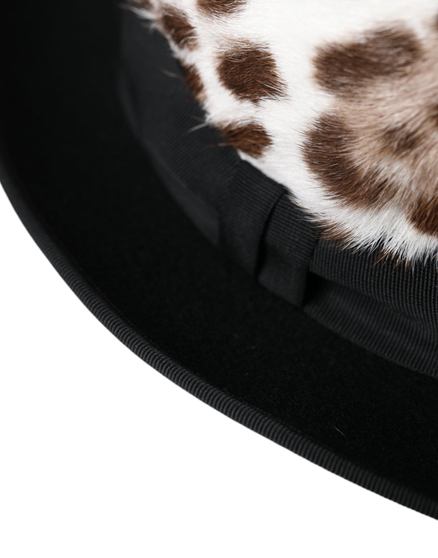 Dolce & Gabbana Sombrero Fedora Leopardo Multicolor Mujer