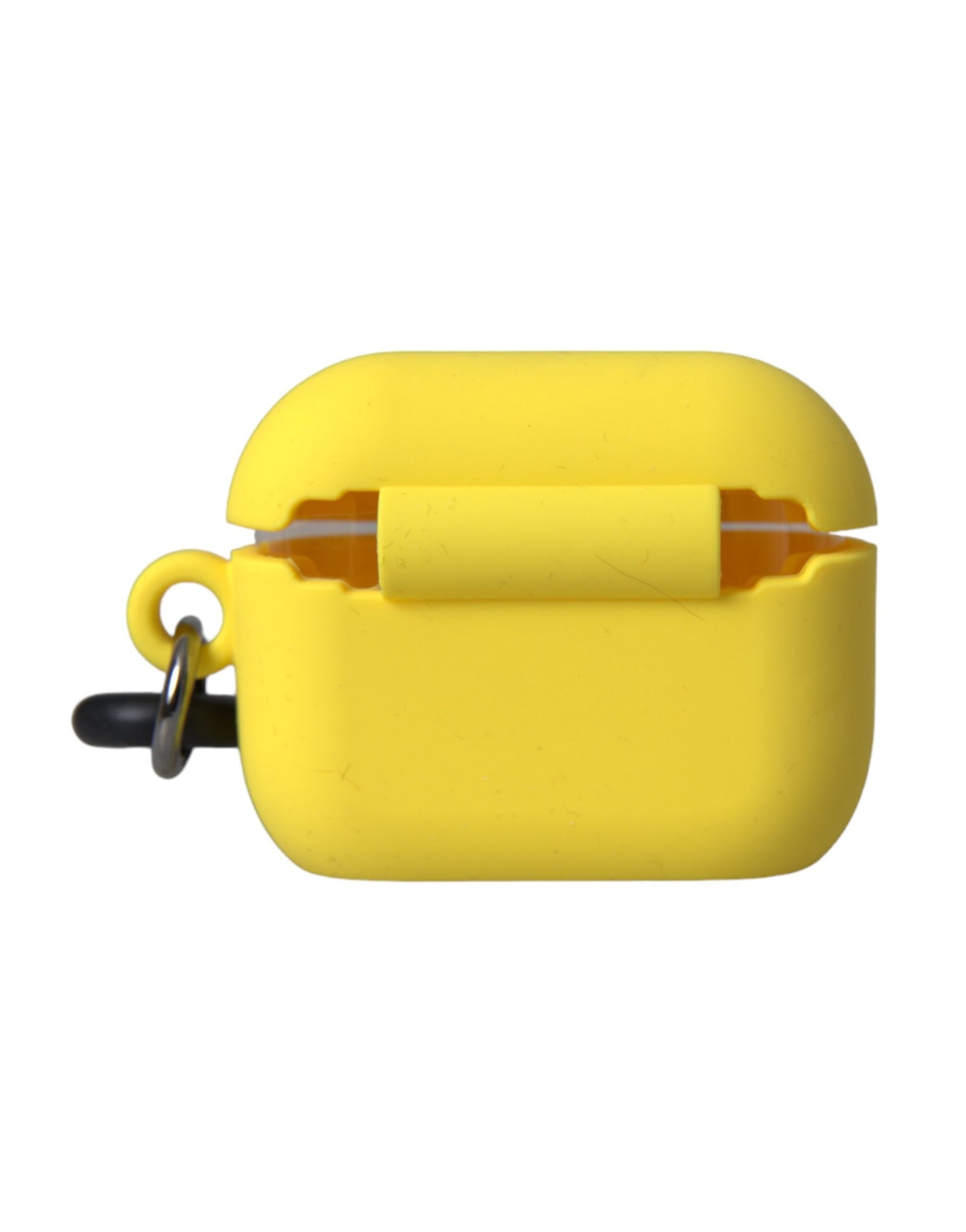 Dolce & Gabbana Estuche para Airpods con logo en relieve de silicona amarillo