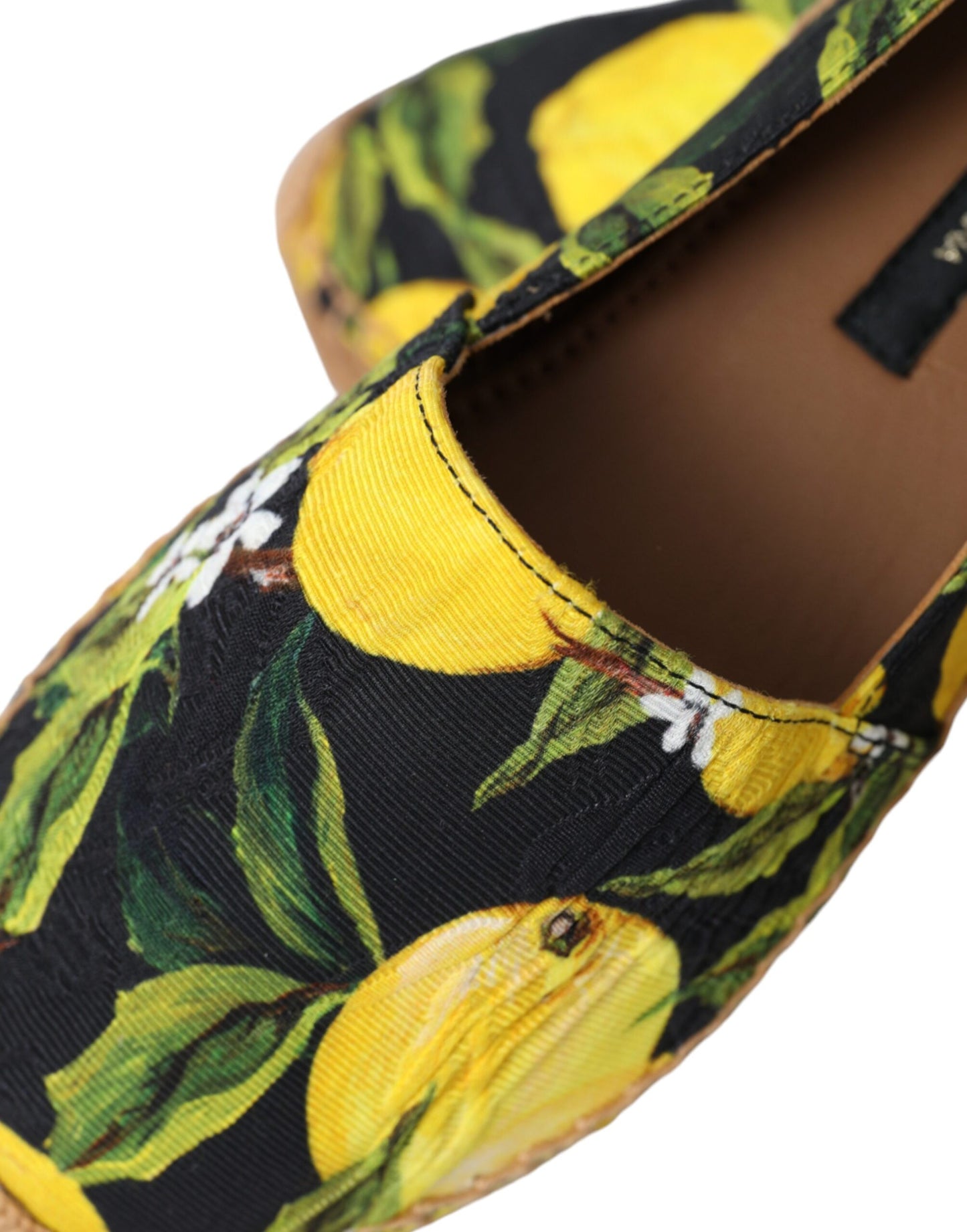 Dolce & Gabbana Zapatos alpargatas sin cordones con limón multicolor