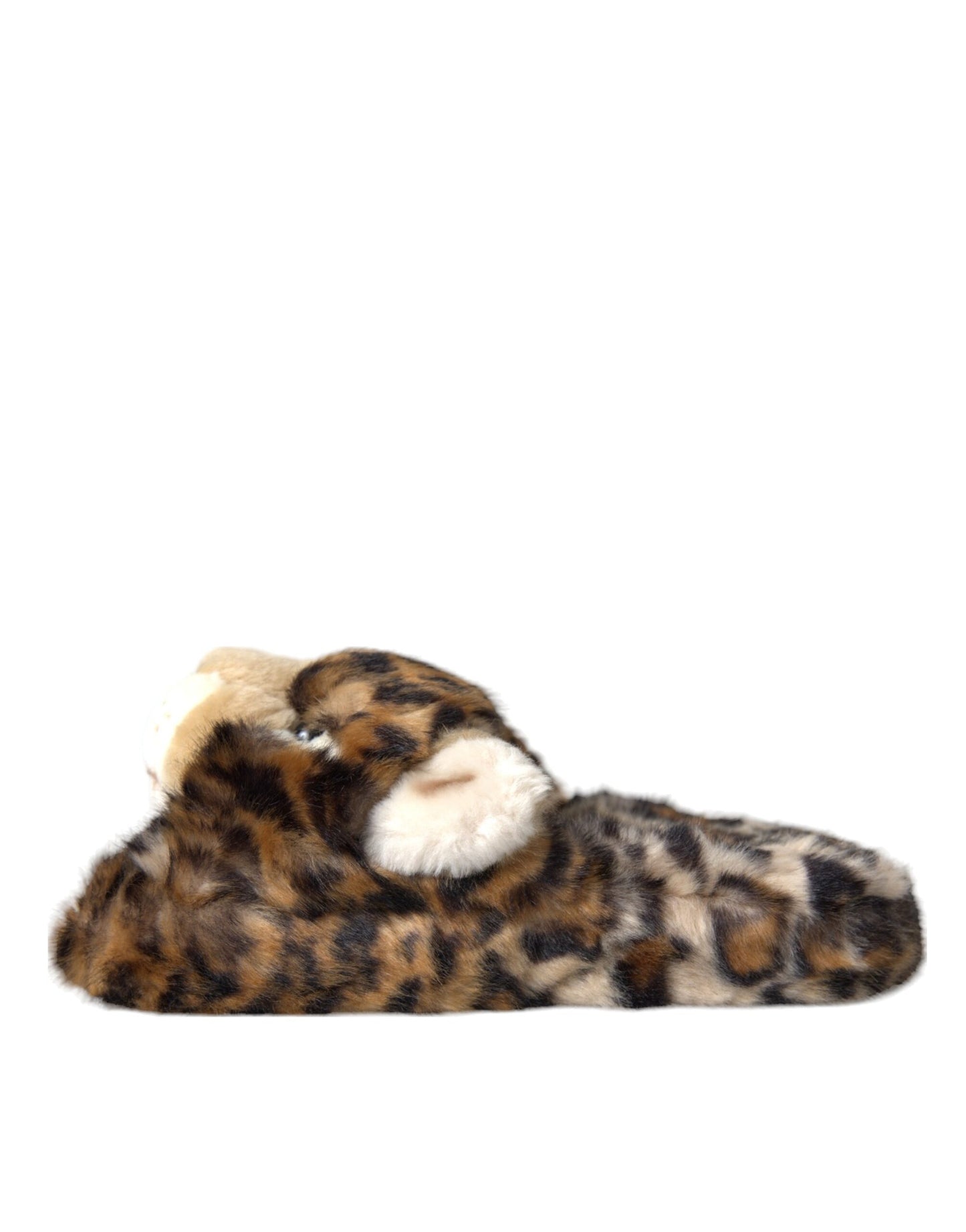 Dolce & Gabbana Zapatillas con tigre marrón Pisos Sandalias Zapatos