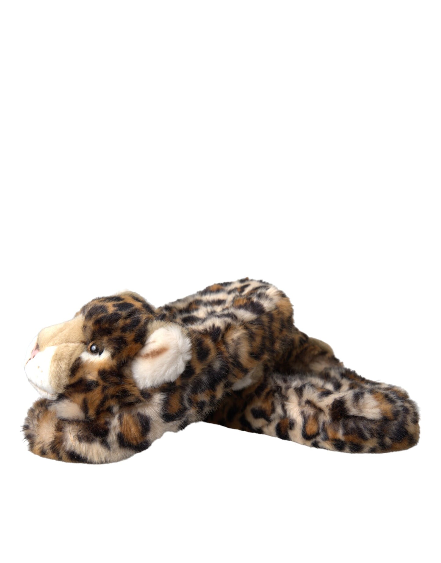 Dolce & Gabbana Zapatillas con tigre marrón Pisos Sandalias Zapatos