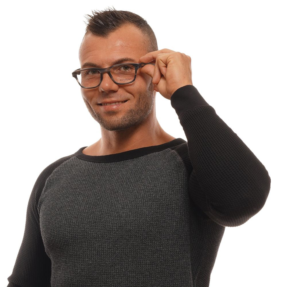 Ermenegildo Zegna Gray Men Glasses Frame