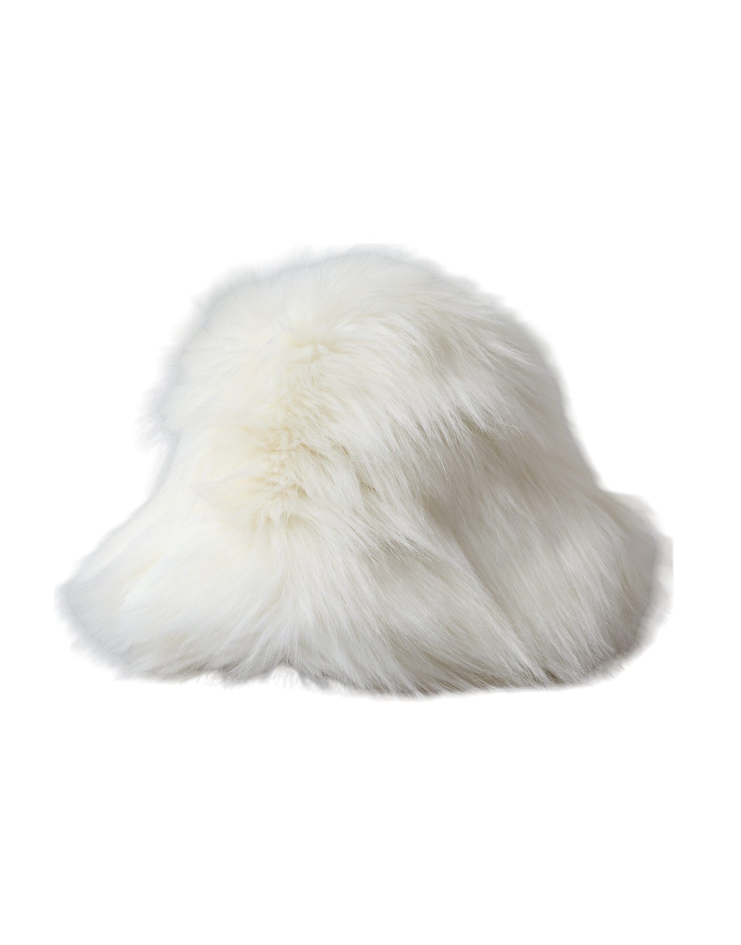 Dolce & Gabbana Gorro De Pescador De Piel Acrílico Blanco Para Mujer