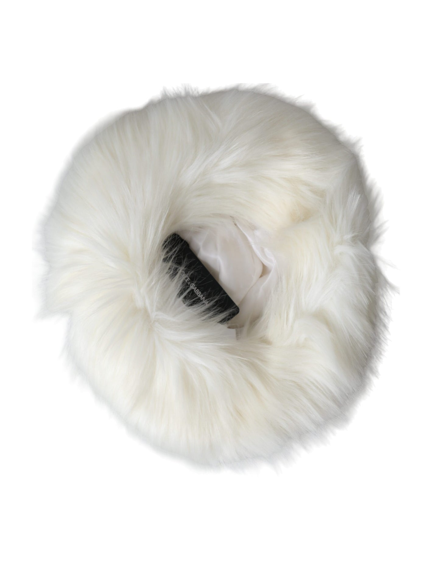 Dolce & Gabbana Gorro De Pescador De Piel Acrílico Blanco Para Mujer