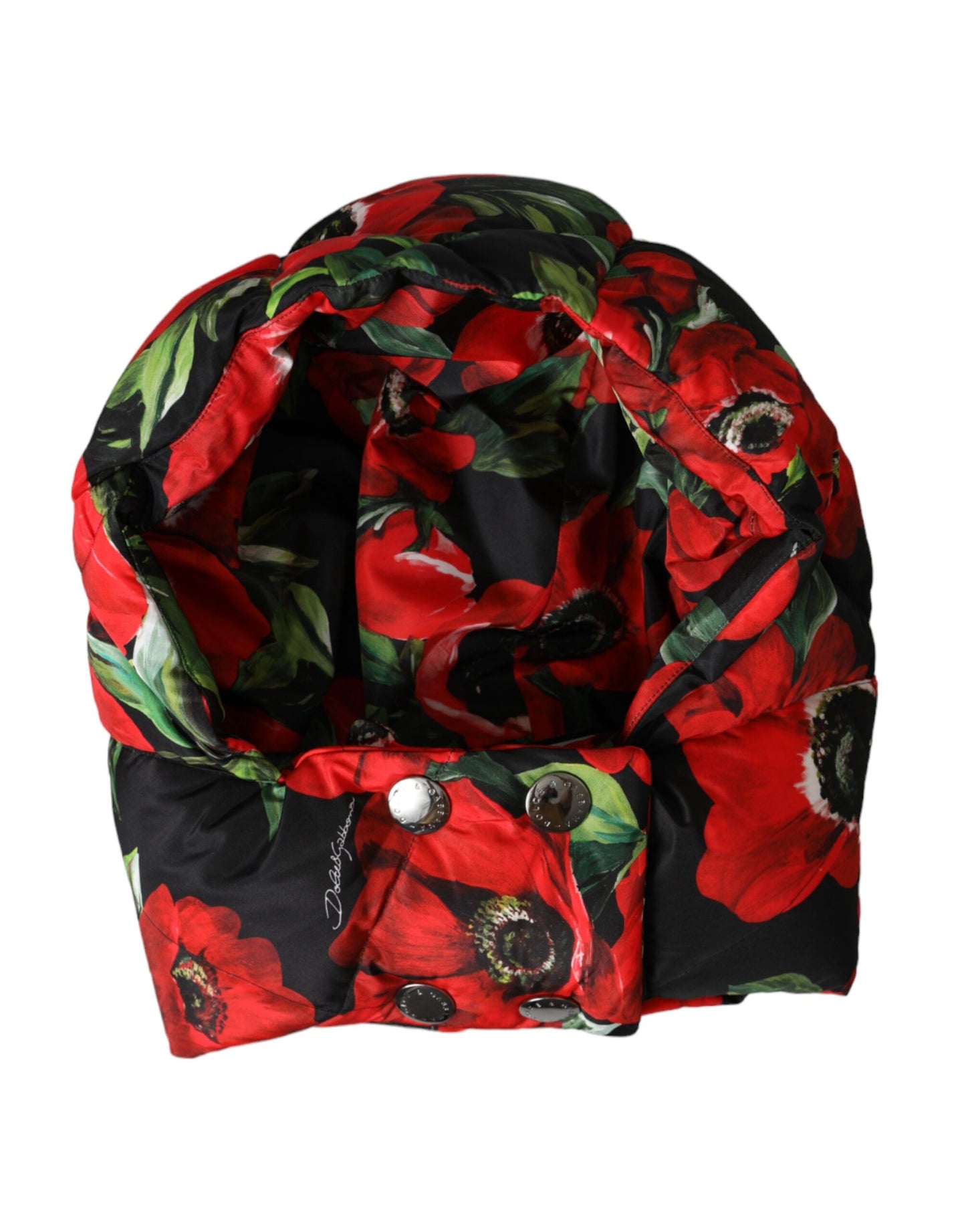 Dolce & Gabbana Gorro cruzado con anémona multicolor