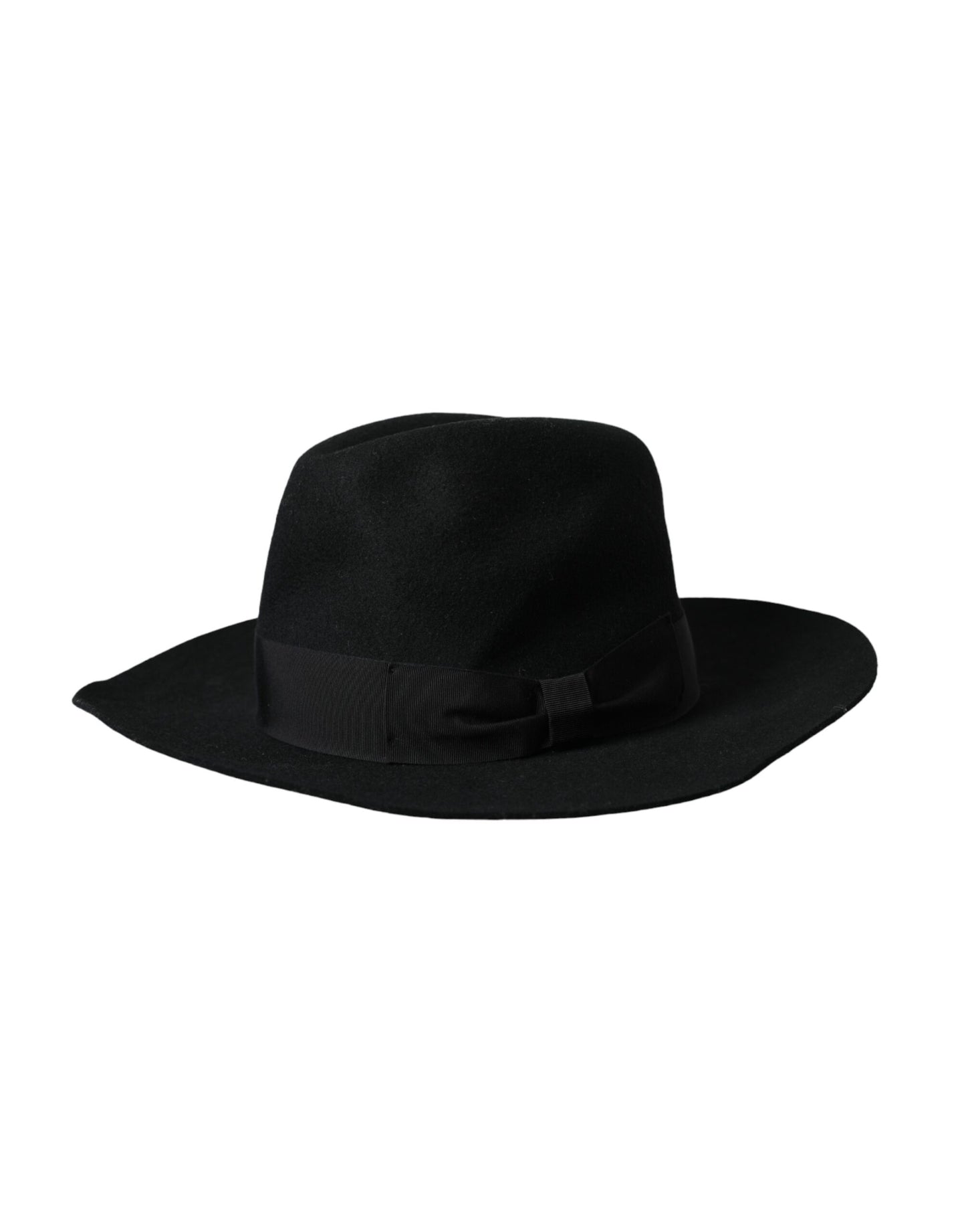 Dolce & Gabbana Sombrero Fedora Trilby Conejo Negro Mujer