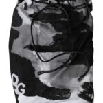 Maillot de bain short de plage Dolce & Gabbana à logo DG multicolore camouflage