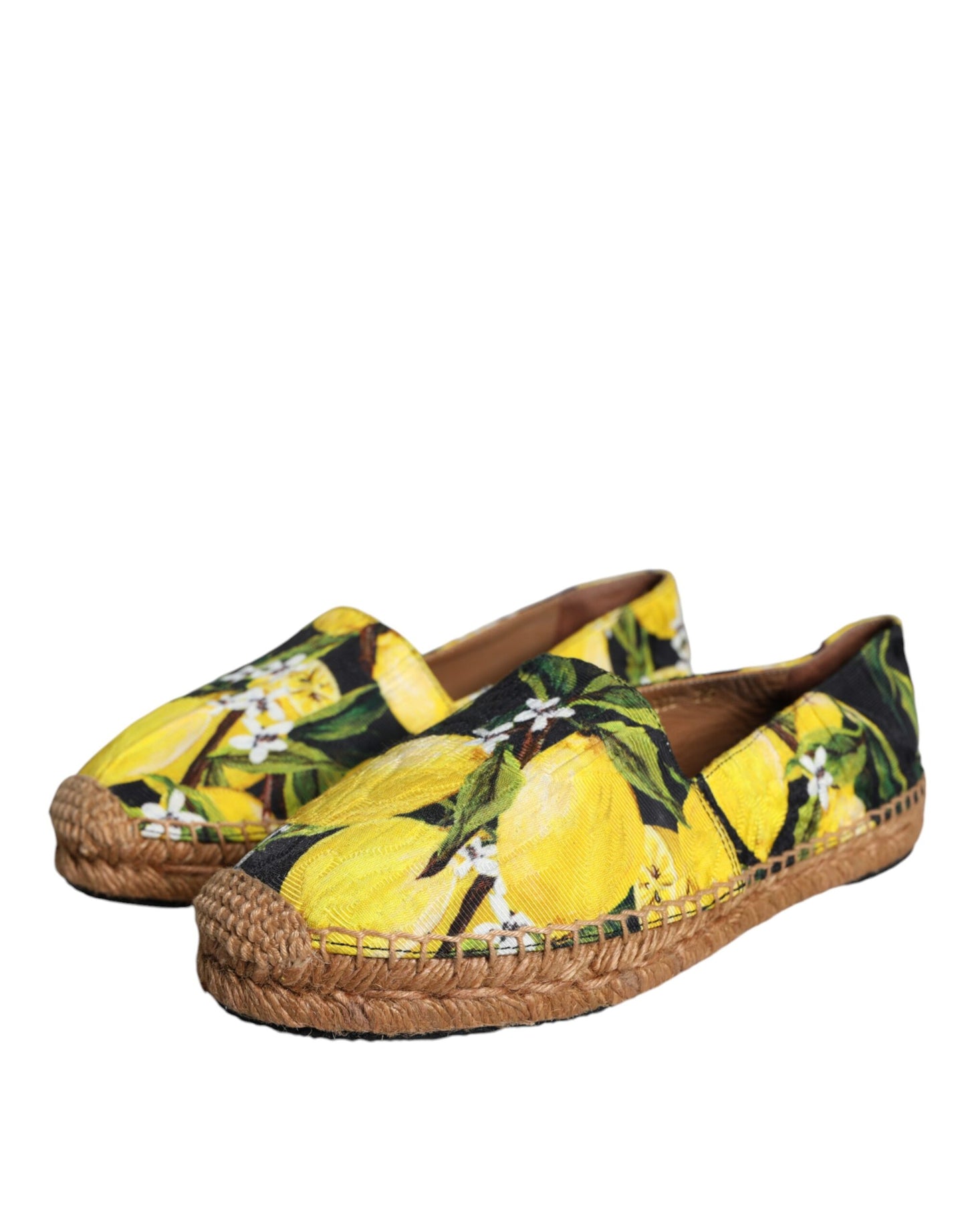 Dolce & Gabbana Zapatos alpargatas sin cordones con limón multicolor