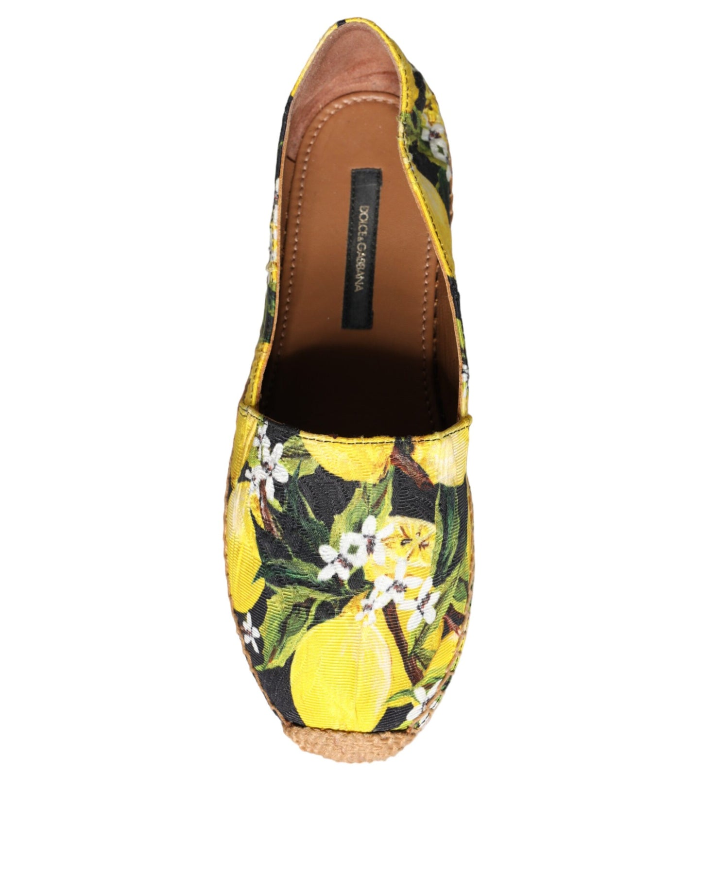 Dolce & Gabbana Zapatos alpargatas sin cordones con limón multicolor
