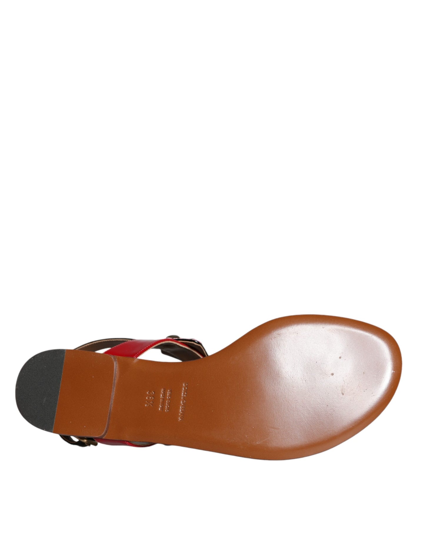 Dolce & Gabbana Sandalias con cristales multicolores Chanclas Zapatos