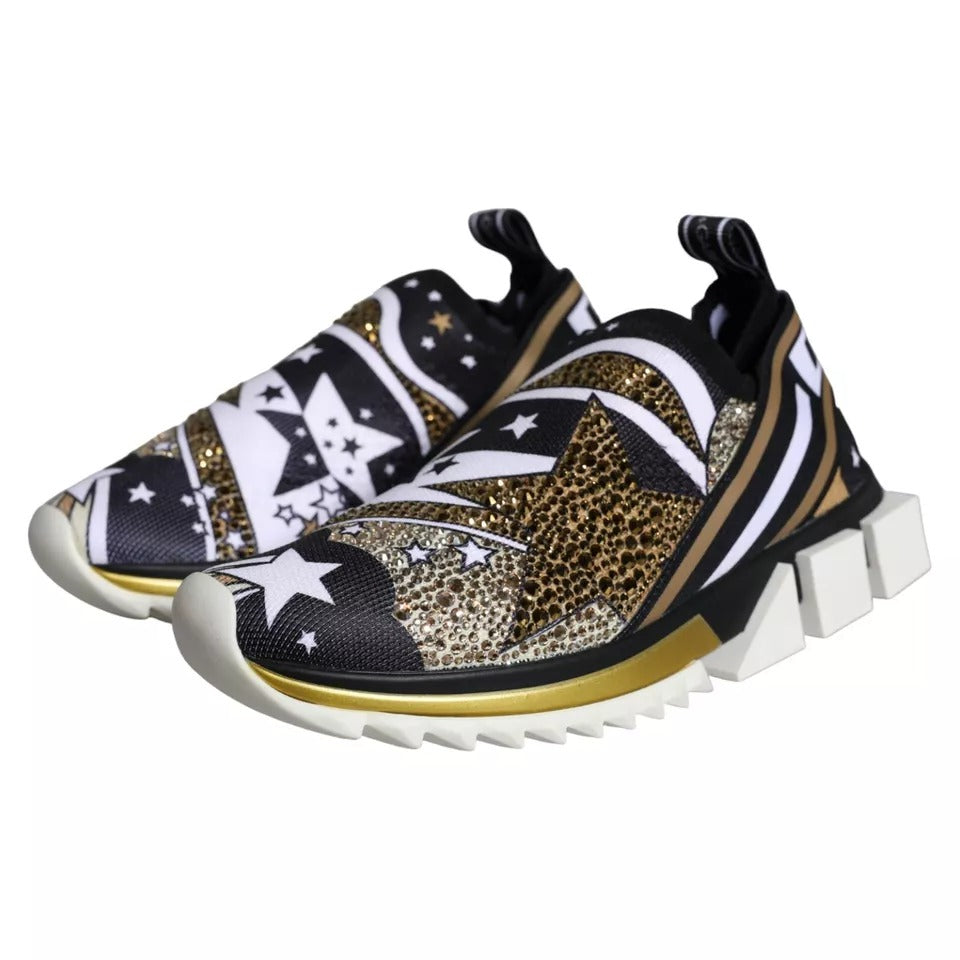 Dolce & Gabbana Zapatillas Sorrento con estampado de estrellas de cometa multicolor Zapatos