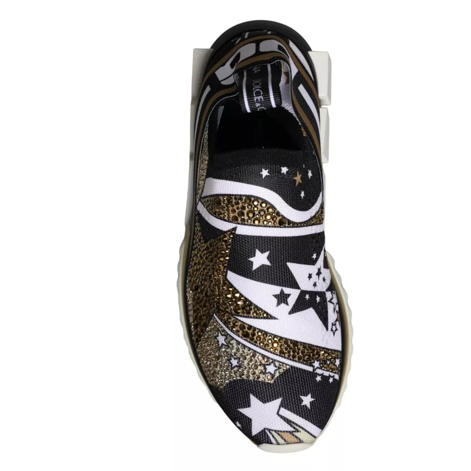 Dolce & Gabbana Zapatillas Sorrento con estampado de estrellas de cometa multicolor Zapatos