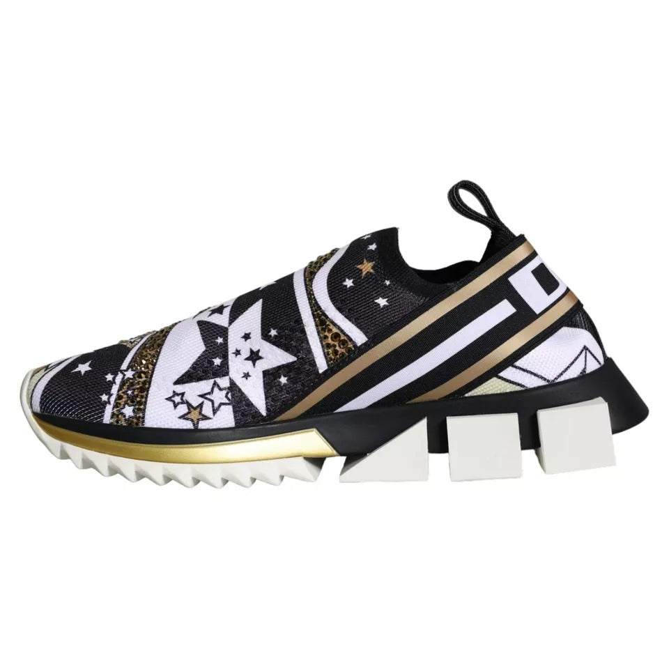 Dolce & Gabbana Zapatillas Sorrento con estampado de estrellas de cometa multicolor Zapatos