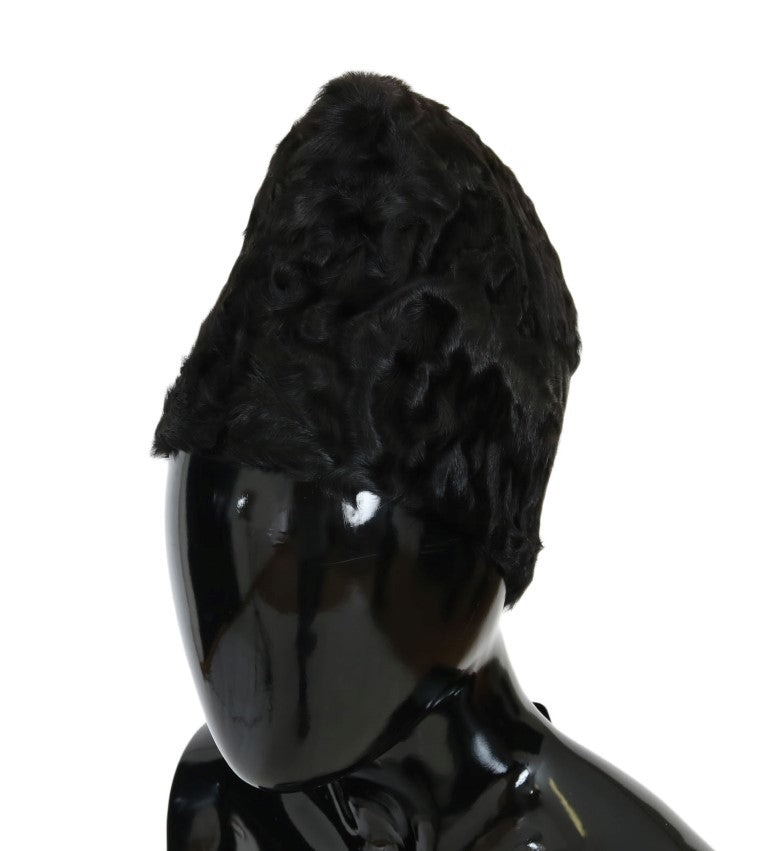 Dolce & Gabbana Gorro elegante de piel Xiangao negro