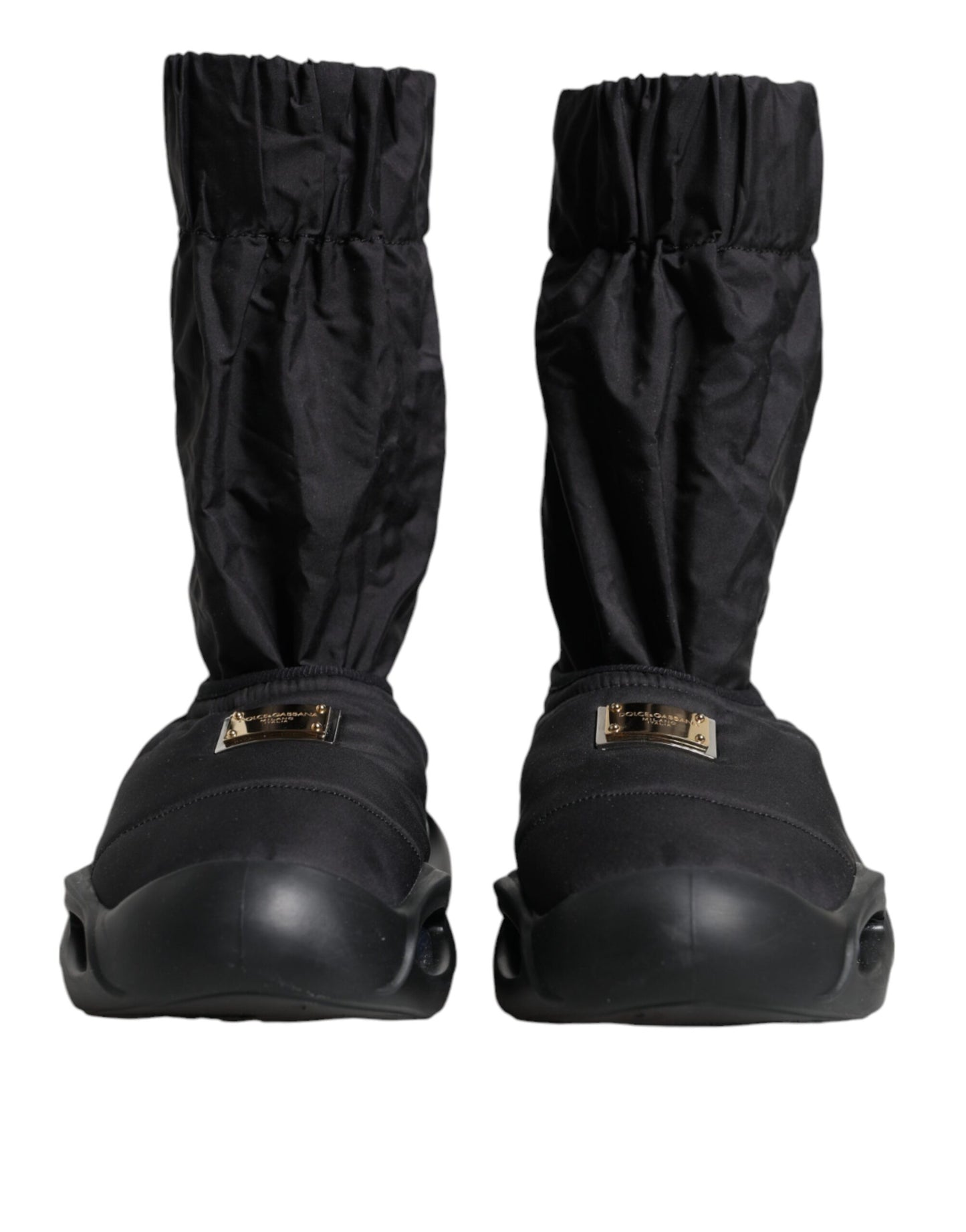 Dolce & Gabbana Calcetines sin cordones negros Wave Zapatillas Zapatos
