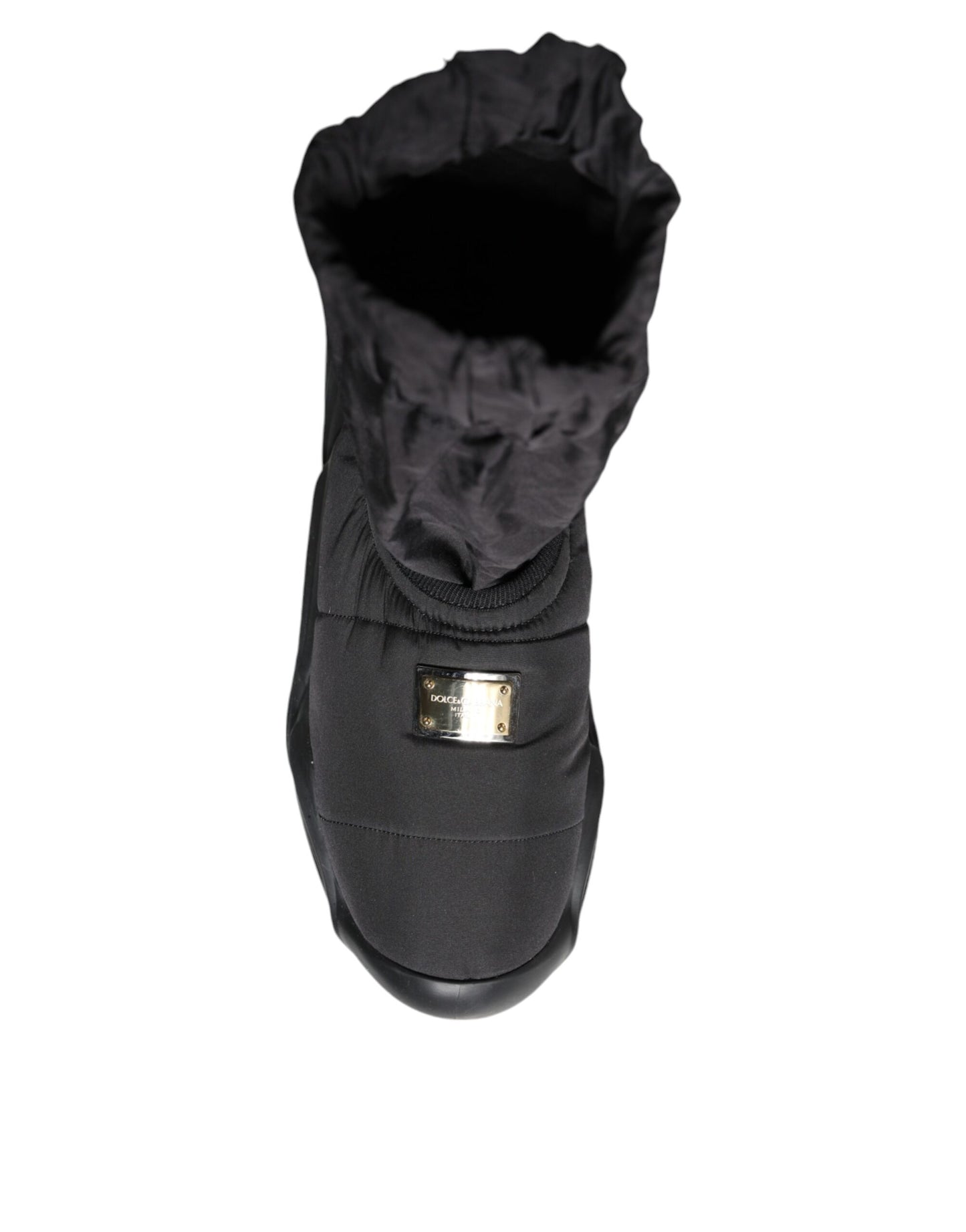 Dolce & Gabbana Calcetines sin cordones negros Wave Zapatillas Zapatos