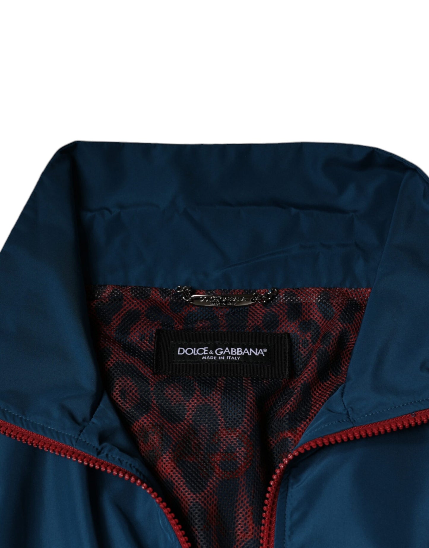 Dolce & Gabbana Chaqueta con cremallera completa de poliéster multicolor