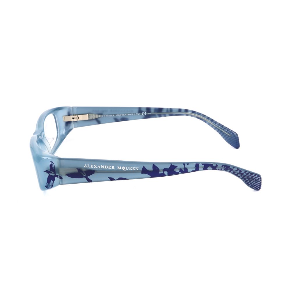 Monturas de acetato azul Alexander McQueen