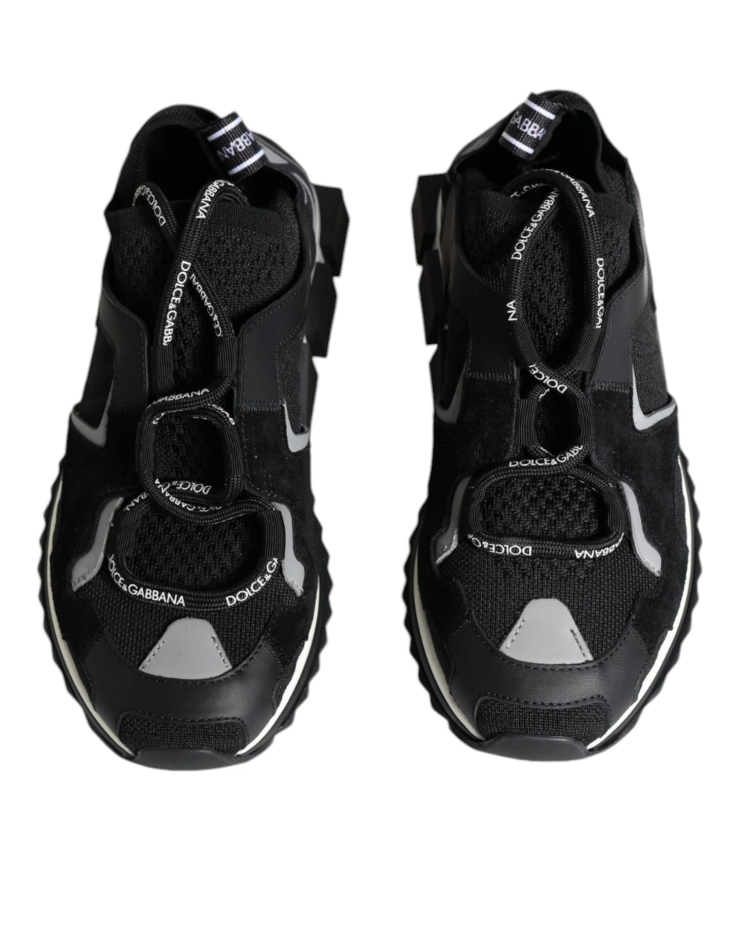 Dolce & Gabbana Zapatillas de trekking Sorrento de malla negra Zapatos