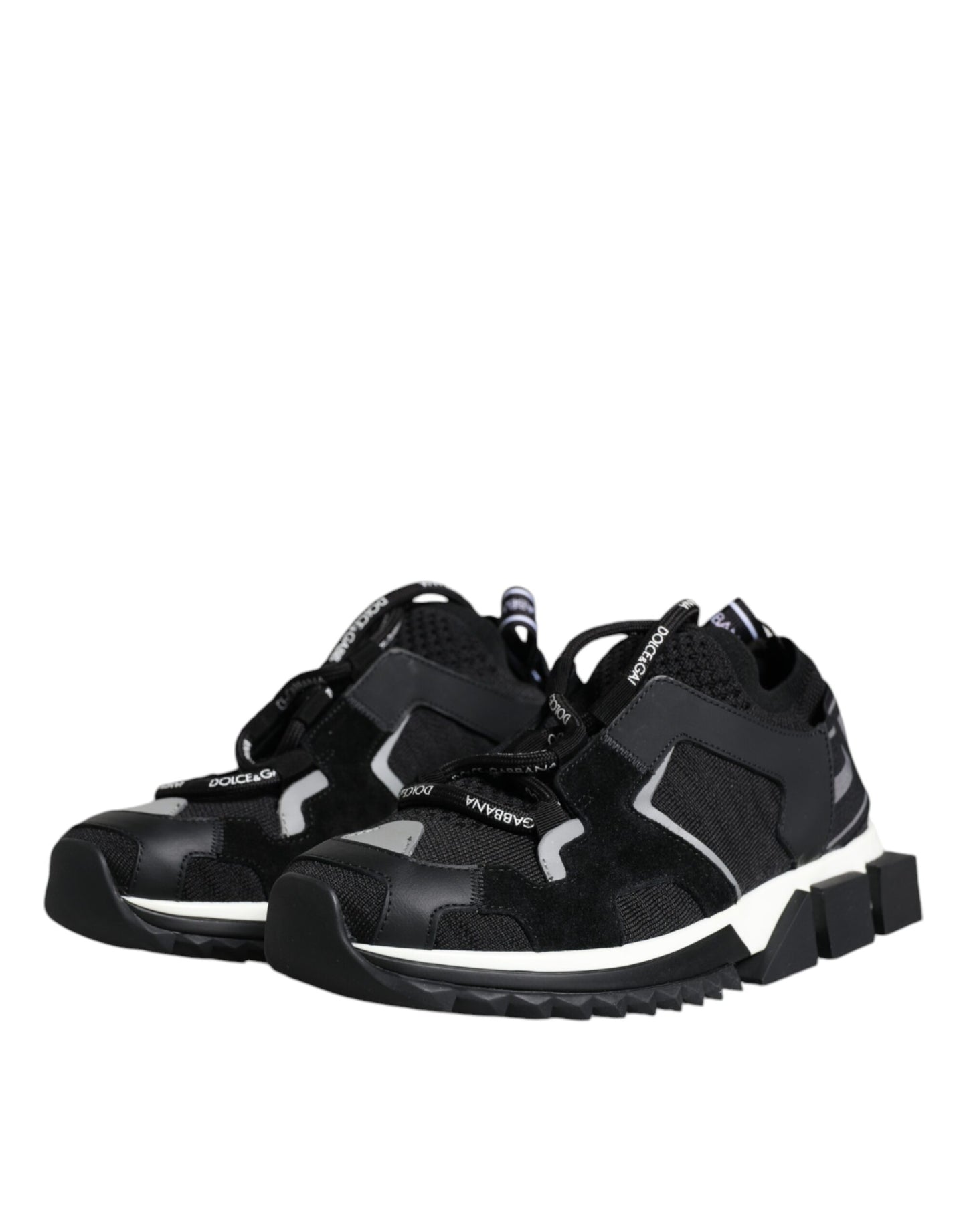 Dolce & Gabbana Zapatillas de trekking Sorrento de malla negra Zapatos