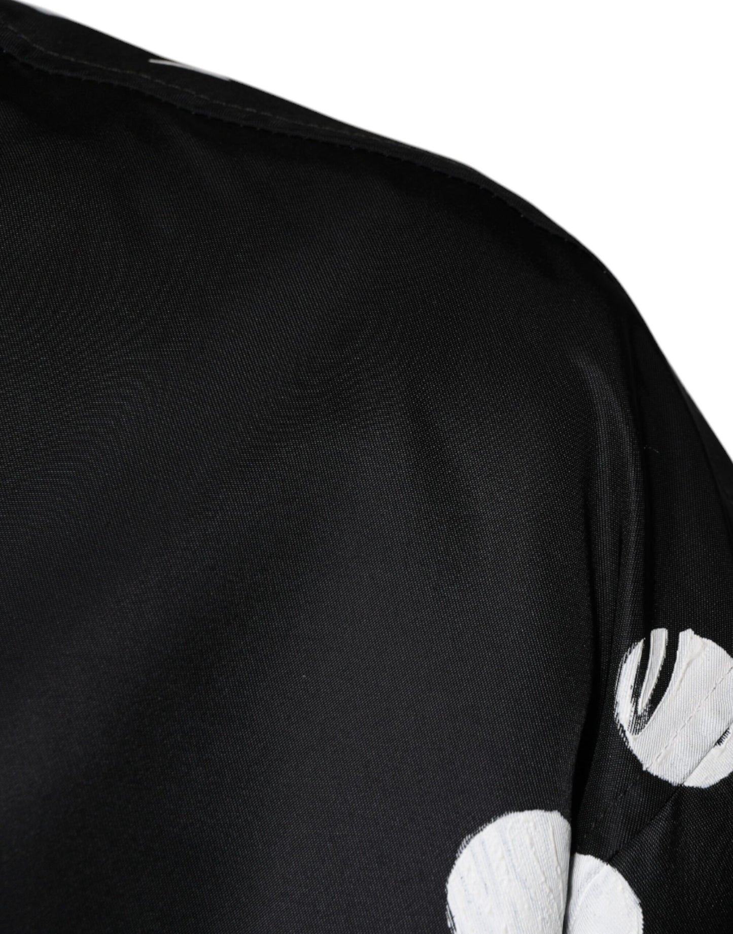Dolce & Gabbana Cazadora bomber de nailon con rayas y lunares negros