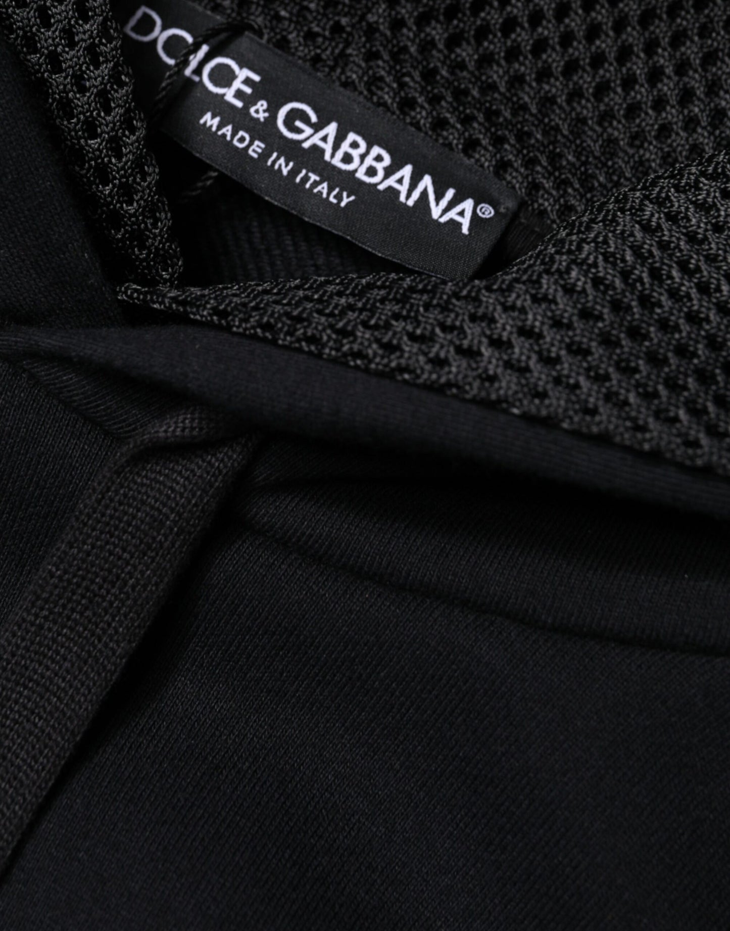 Dolce & Gabbana Jersey con capucha negro Hombre Sudadera Suéter
