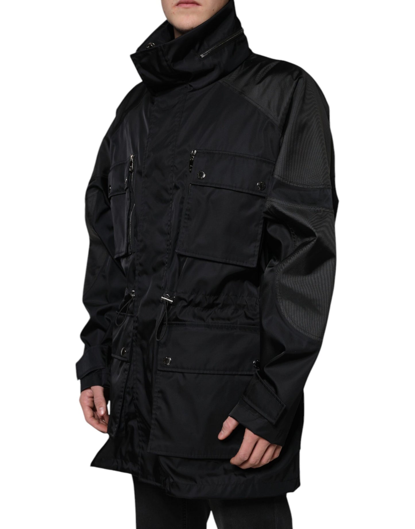 Dolce & Gabbana Chaqueta Parka De Invierno Para Hombre De Nylon Negro