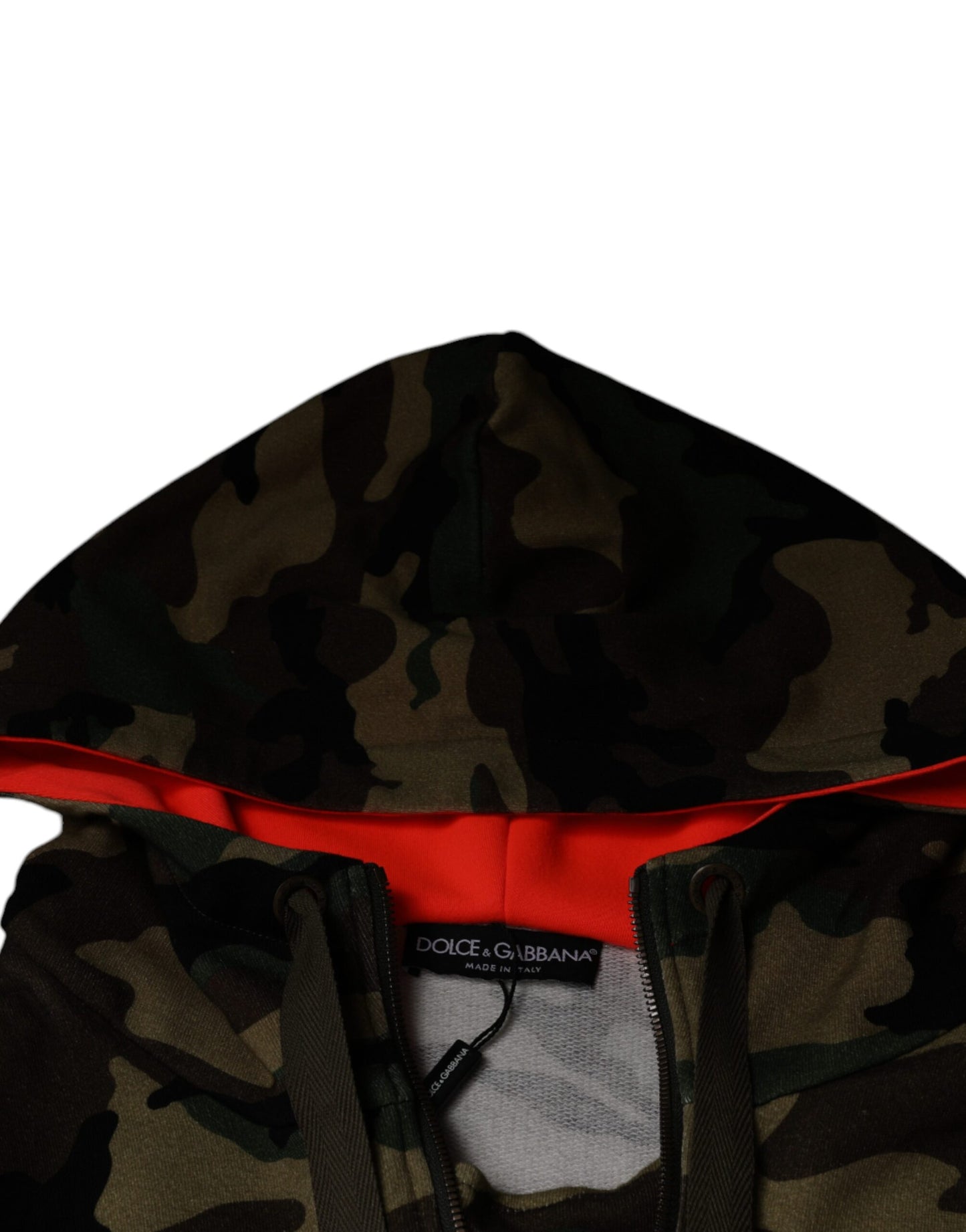 Dolce & Gabbana Sudadera Con Capucha De Camuflaje Multicolor Para Hombre