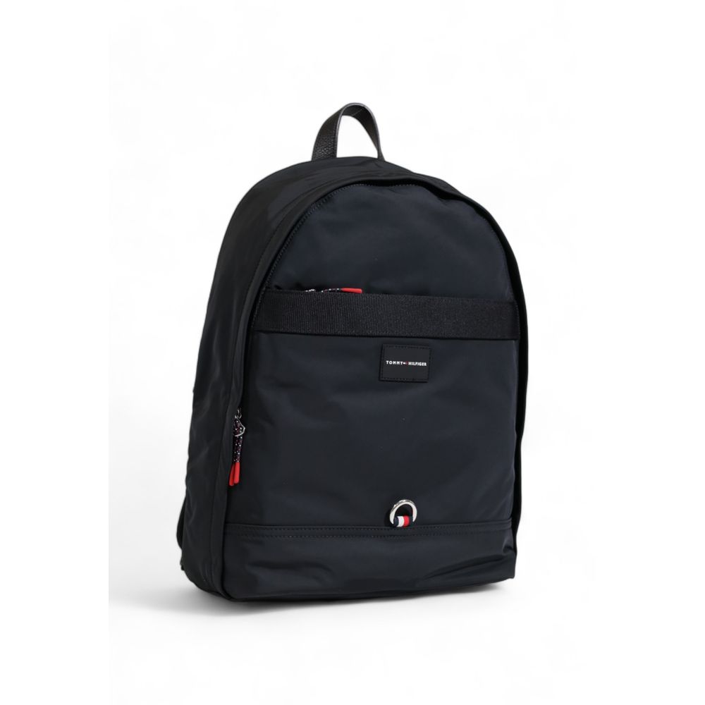Sac à dos Tommy Hilfiger en polyester recyclé noir