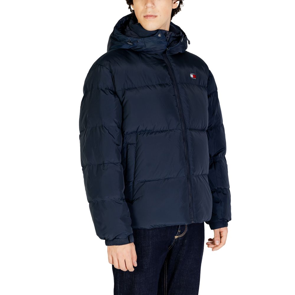Tommy Hilfiger Jeans Blue Recycled Polyester Jackets & Coat – IT54 | XXL par Tommy Hilfiger Jeans | Disponible sur Sandy Store ByNet