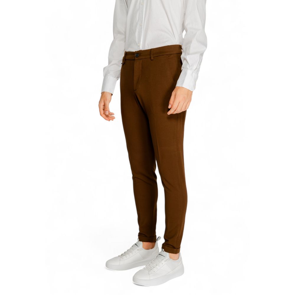 Antony Morato Vaqueros y pantalón de viscosa marrón
