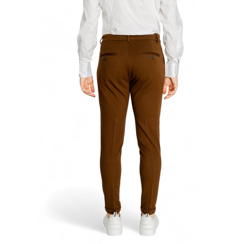 Antony Morato Vaqueros y pantalón de viscosa marrón