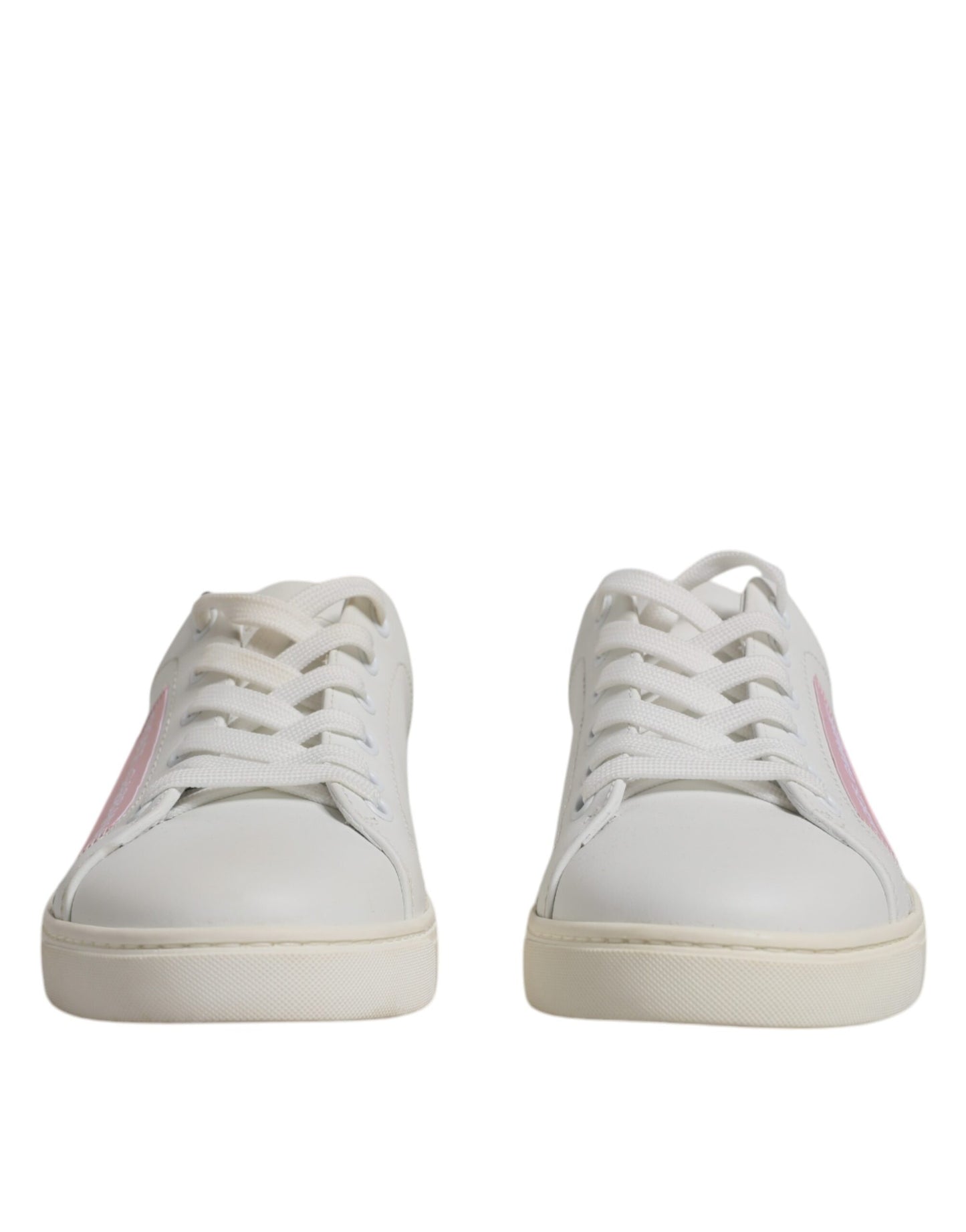 Dolce & Gabbana Zapatos deportivos clásicos de piel de becerro blancos