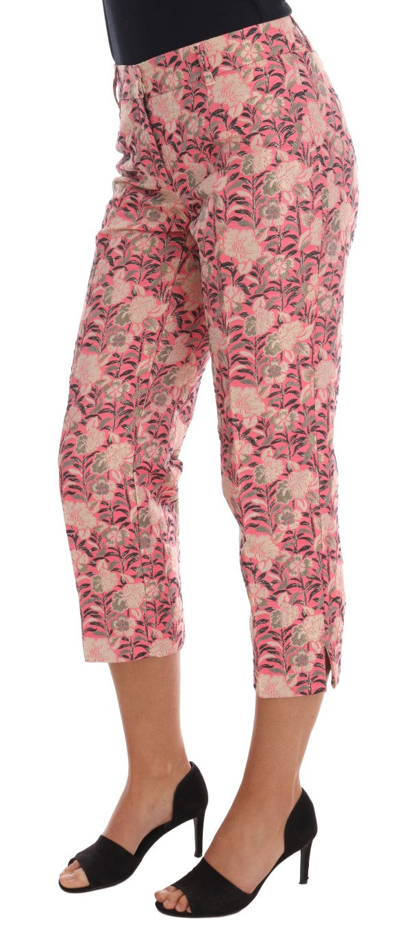 Dolce & Gabbana Pantalones elegantes con brocado floral