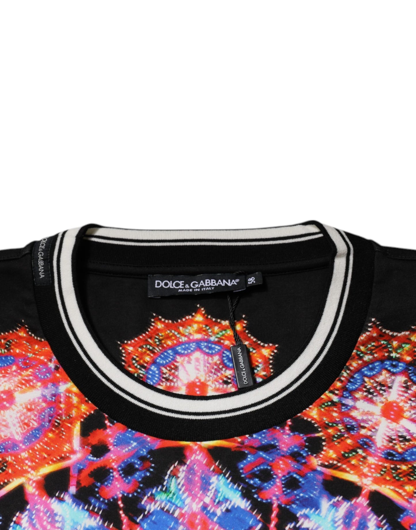 Camiseta de manga corta para hombre Dolce & Gabbana Multicolor Kaleidoscope