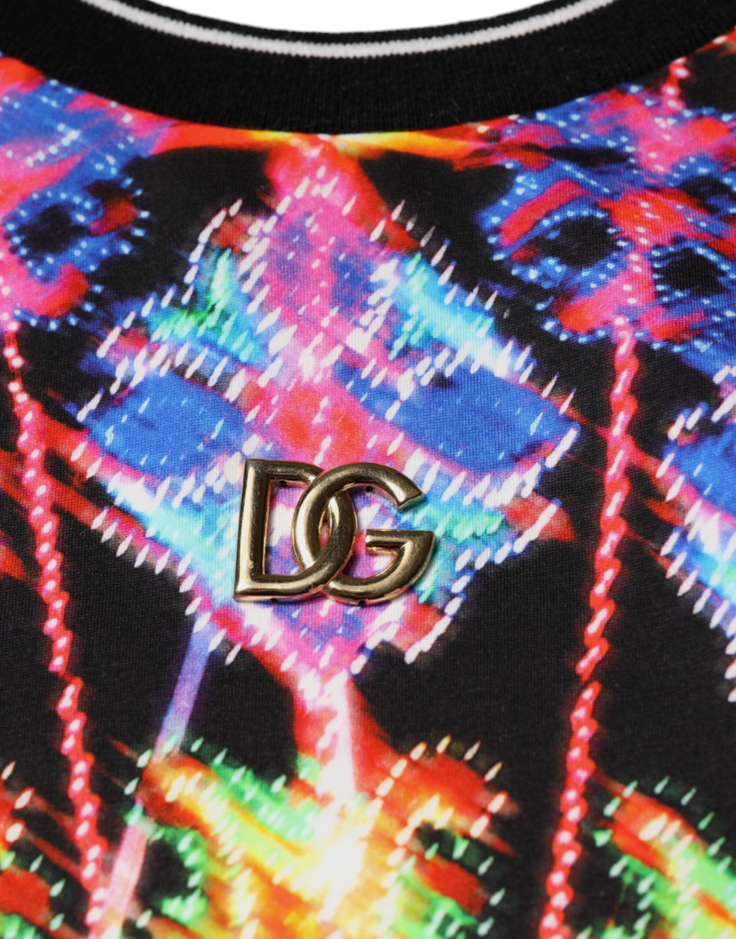 Camiseta de manga corta para hombre Dolce & Gabbana Multicolor Kaleidoscope