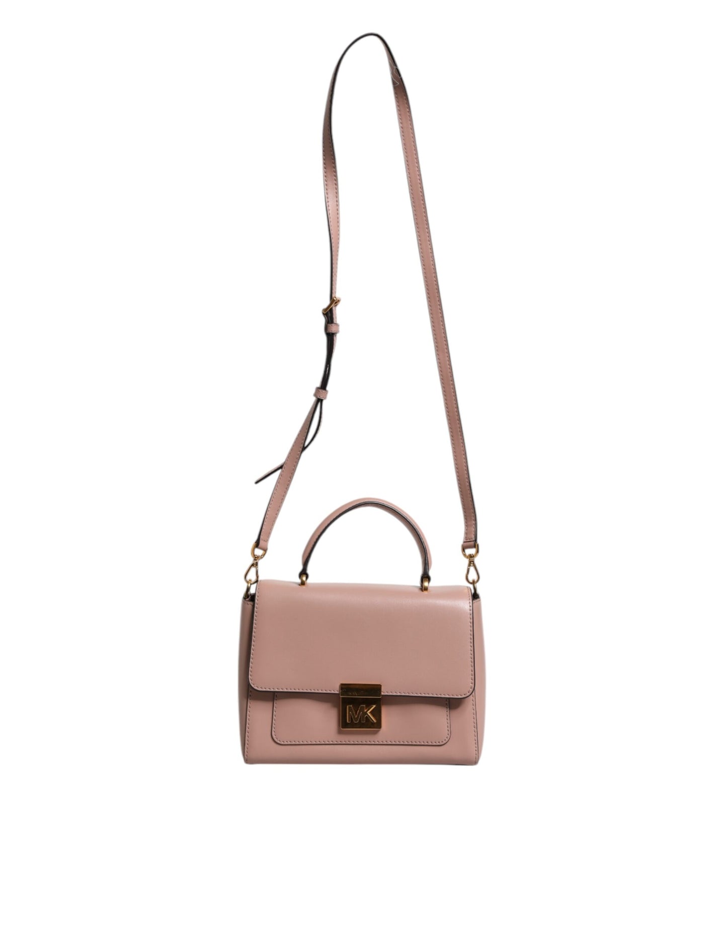 Michael Kors Pink Leather Logo Plaque Crossbody MINDY Satchel Bag – par Michael Kors | Disponible sur Sandy Store ByNet