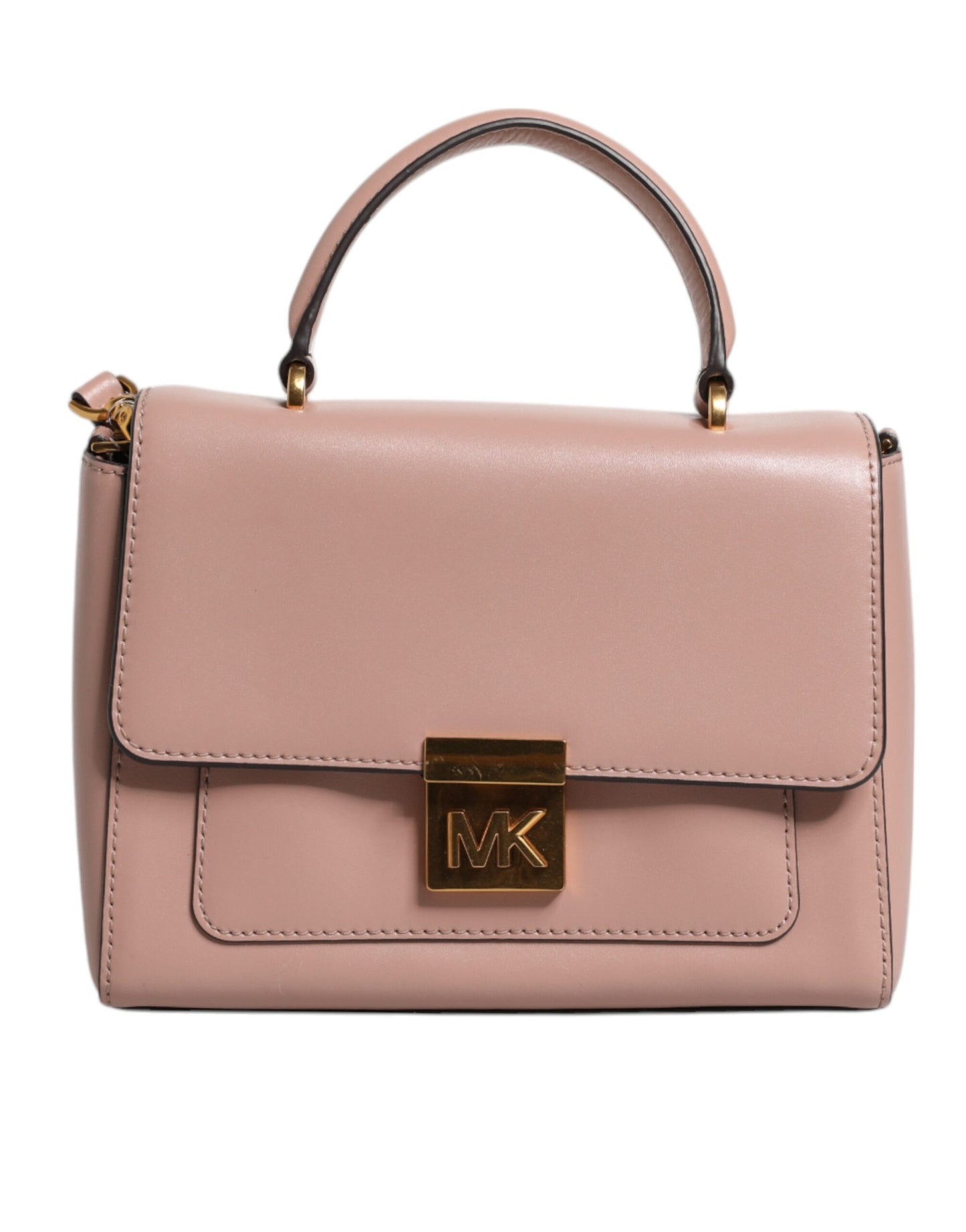 Michael Kors Pink Leather Logo Plaque Crossbody MINDY Satchel Bag – par Michael Kors | Disponible sur Sandy Store ByNet