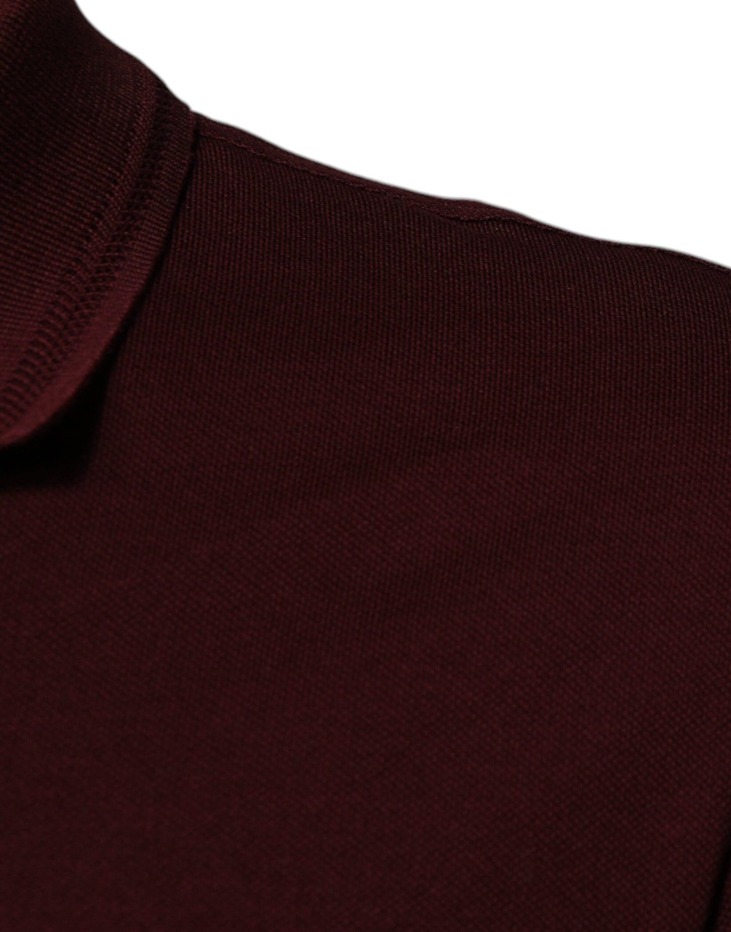 Dolce & Gabbana Maroon Collared Short Sleeves Polo T-shirt – IT44 | XS par Dolce & Gabbana | Disponible sur Sandy Store ByNet