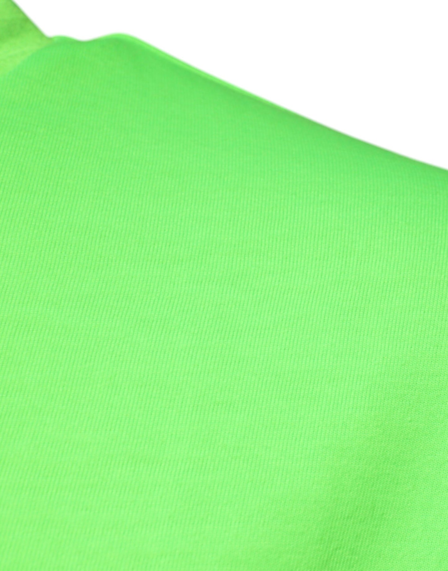 Dolce & Gabbana Green Logo Polyester Crew Neck T-shirt – IT44 | XS par Dolce & Gabbana | Disponible sur Sandy Store ByNet