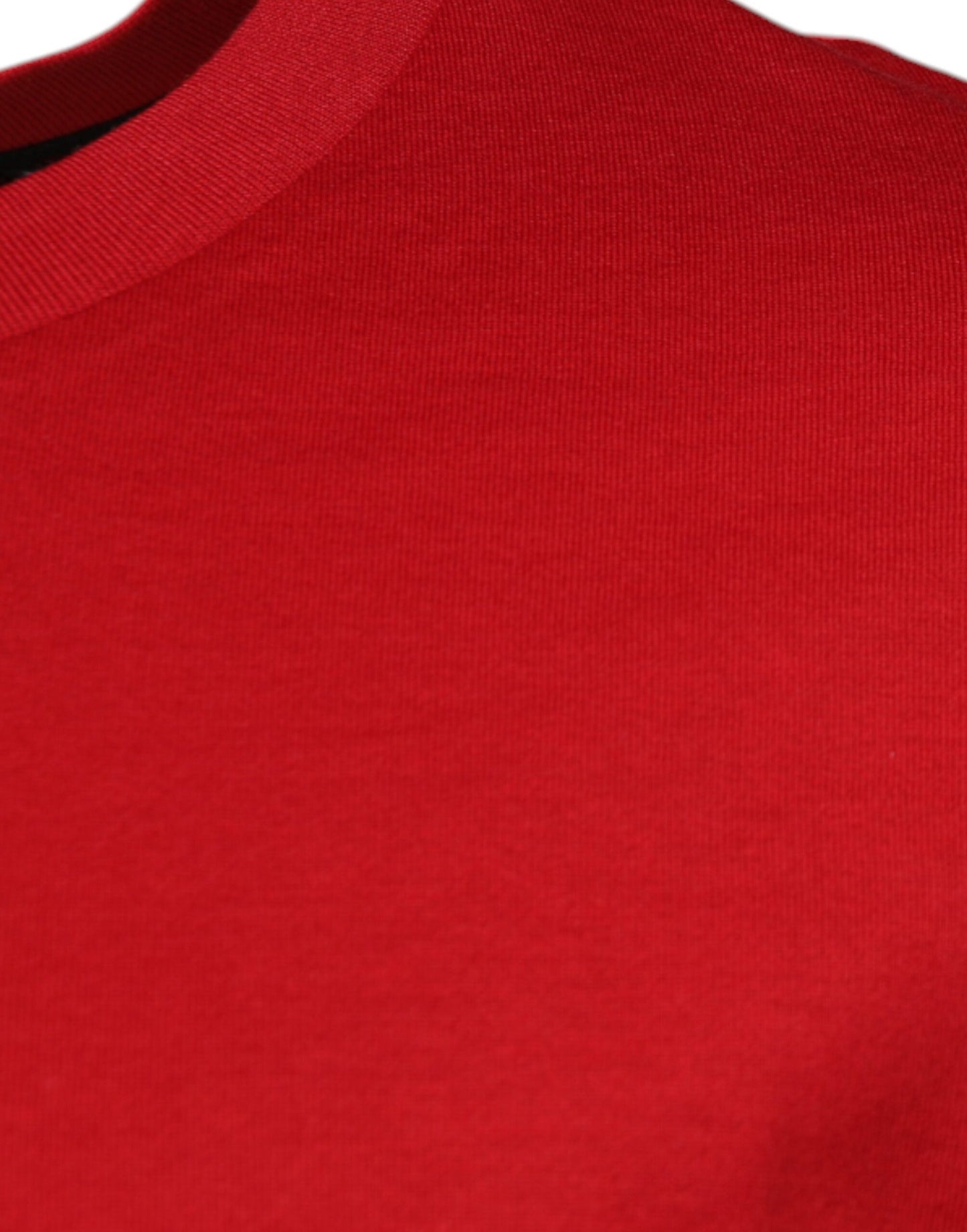 Dolce & Gabbana Red Logo Print Cotton Crew Neck T-shirt – IT42 | XS par Dolce & Gabbana | Disponible sur Sandy Store ByNet