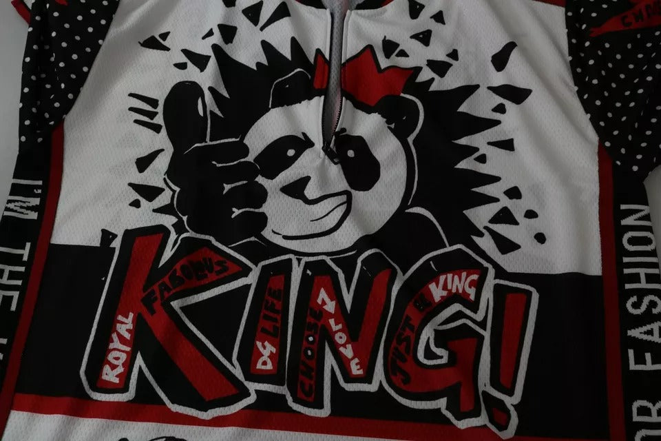 Dolce & Gabbana White King Panda Polyester T-shirt Top – IT44 | XS par Dolce & Gabbana | Disponible sur Sandy Store ByNet