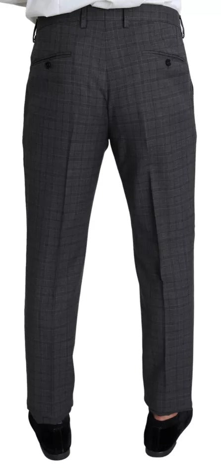 Dolce & Gabbana Gray Wool Men Formal 2 Piece MARTINI Suit – IT52 | XL par Dolce & Gabbana | Disponible sur Sandy Store ByNet
