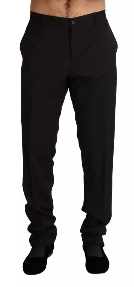 Dolce & Gabbana Black Dress Formal Skinny Pants – IT54 | XL par Dolce & Gabbana | Disponible sur Sandy Store ByNet
