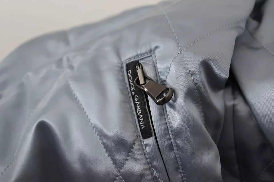 Chaqueta bomber azul claro Dolce & Gabbana para hombre